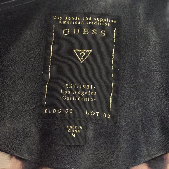 GUESS Moto Jacket NEW never worn - Picture 8 of 10